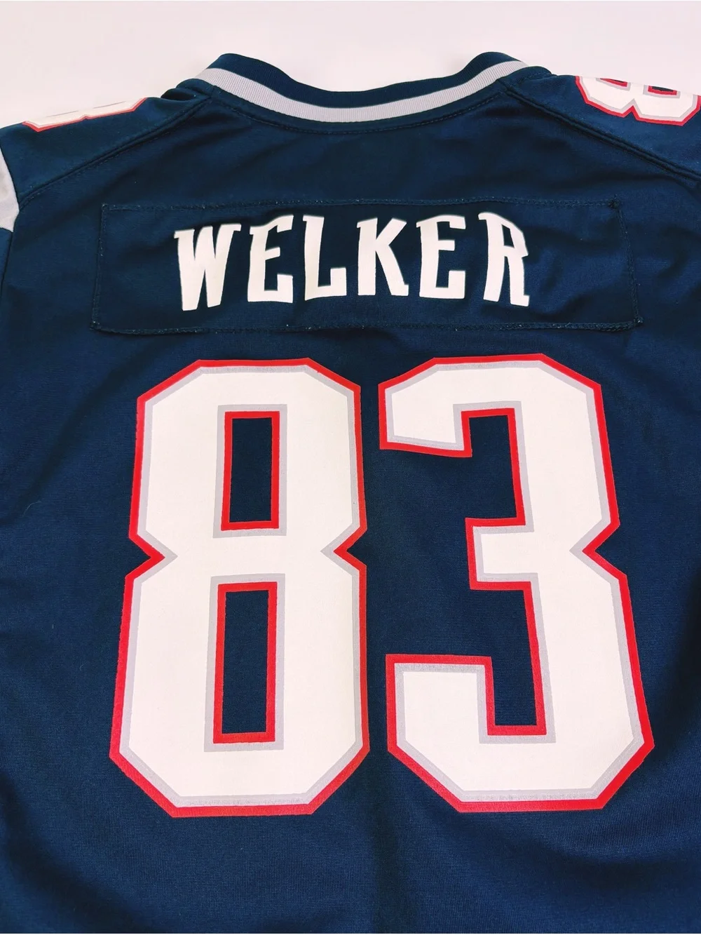 Nike NFL On-Field New England Patriots Wes Welker #83 Youth Medium Jersey